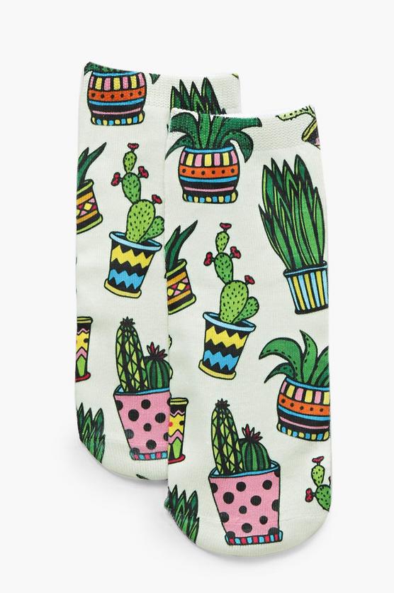 Vanessa Cactus Ankle Socks